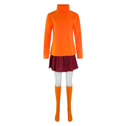 Halloween Velma Costume Set