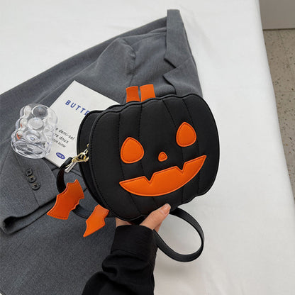 Funny Pumpkin Cartoon Shoulder Bag