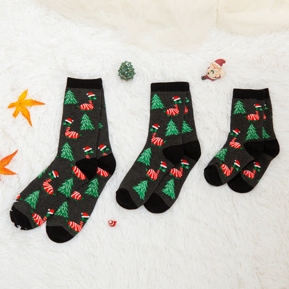 Christmas Jacquard Medium Socks