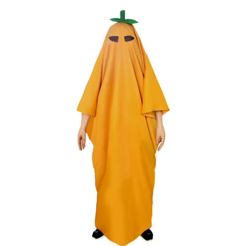 Kids Pumpkin Cloak Costume