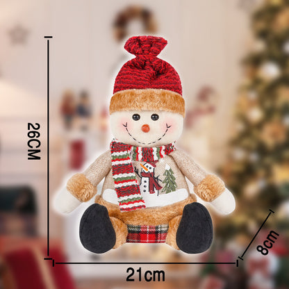 Christmas Snowman Doll Ornament