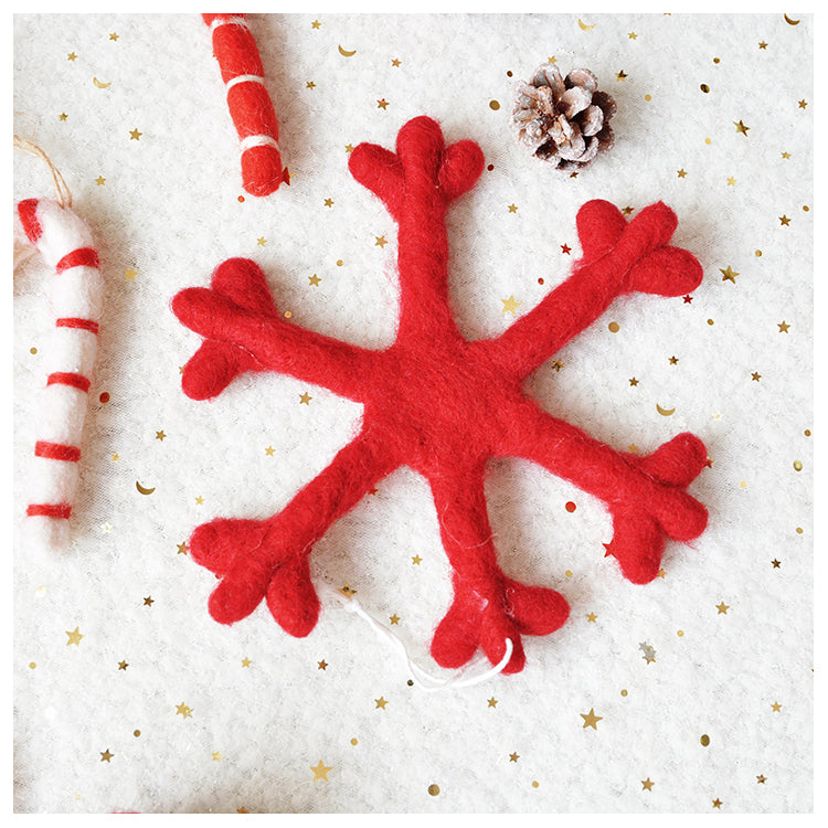 Snowflake Christmas Ornaments Set