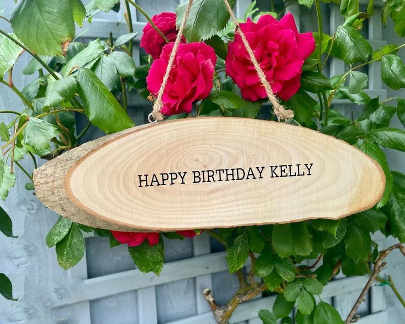 Personalized Wooden Garden Plaque