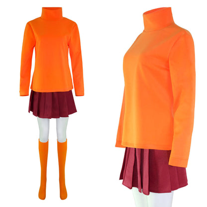 Halloween Velma Costume Set