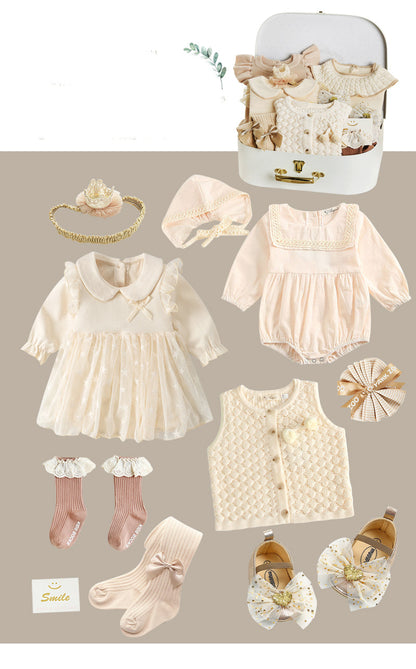 Baby Girl 8-Piece Cotton Set