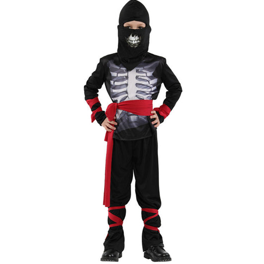 Déguisement de ninja crâne d'Halloween pour garçons