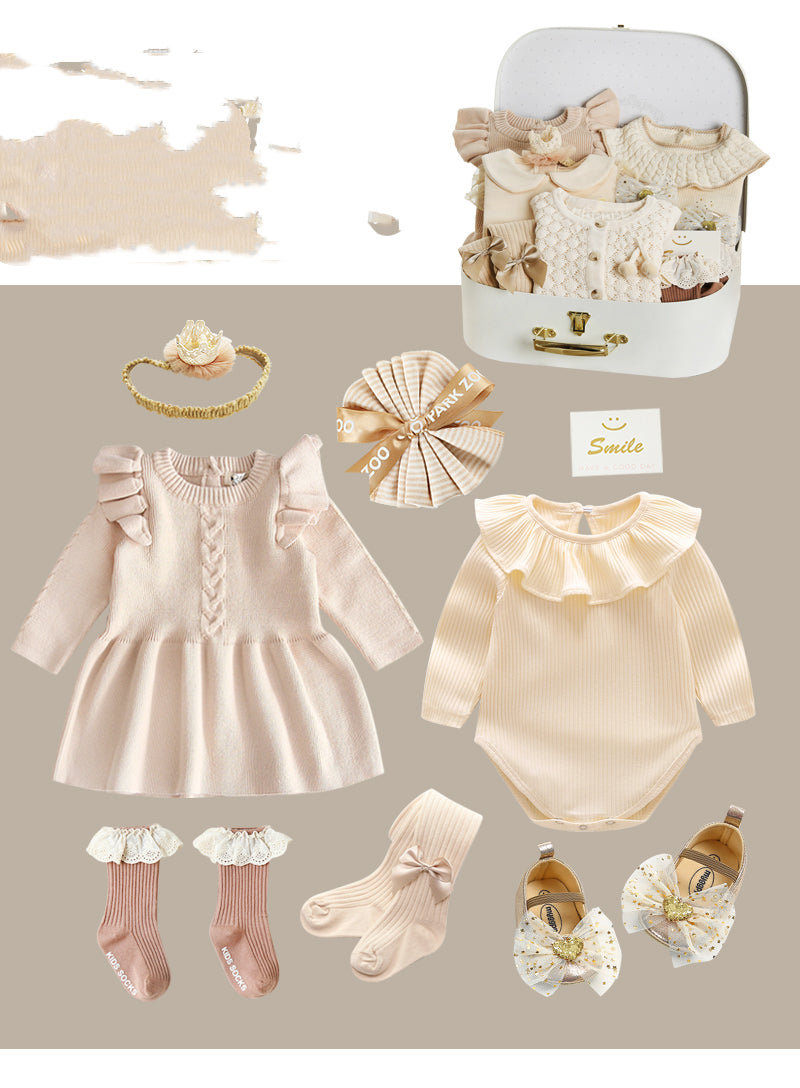 Baby Girl 8-Piece Cotton Set