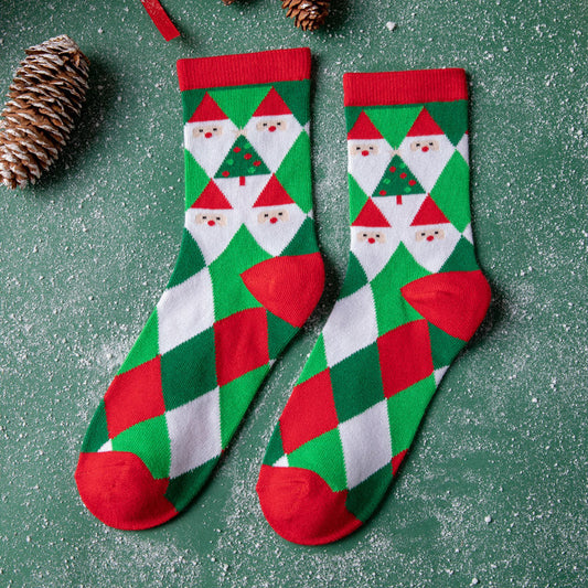 Christmas Santa Claus Fashion Socks