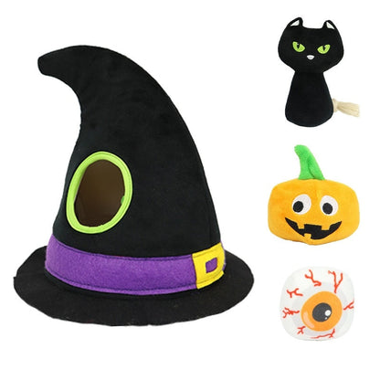 Jouet sonore pour chapeau d'Halloween pour animal de compagnie