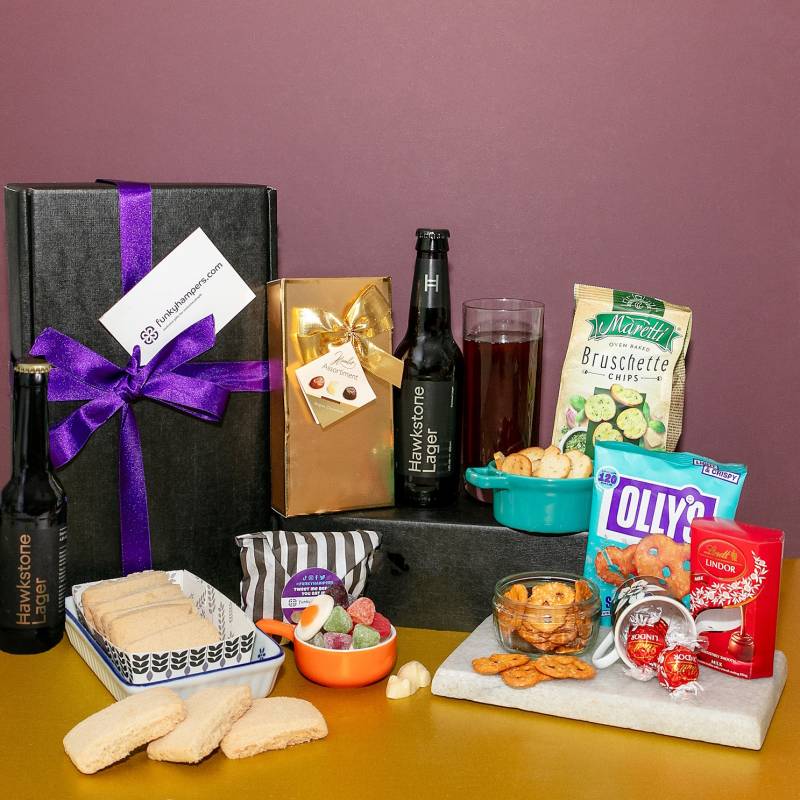 Hawkstone Lager and Snacks Hamper: The Ultimate Craft Beer Gift Experience