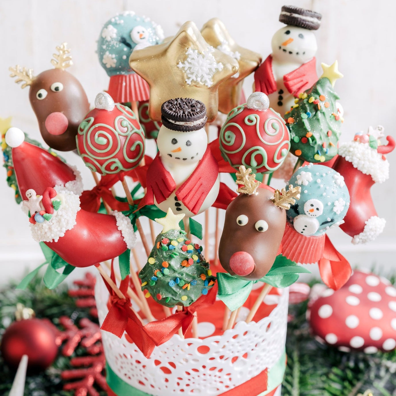 Pin by Deanna Jolly Frazee on Christmas in 2023 | Christmas cake, Xmas cake,  Christmas cake pops
