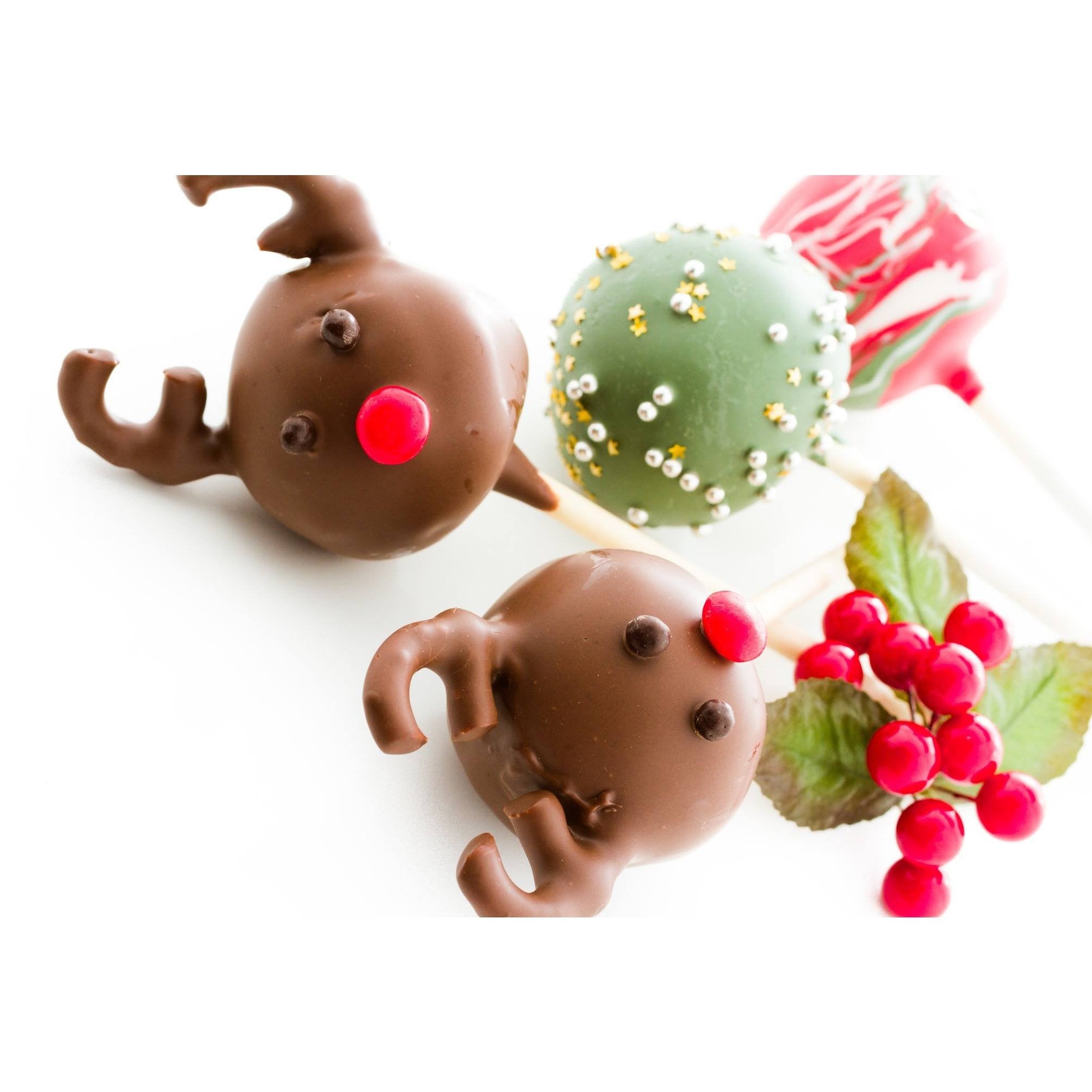 Christmas Reindeer Cake Pop For Christmas – Cake Pops Parties