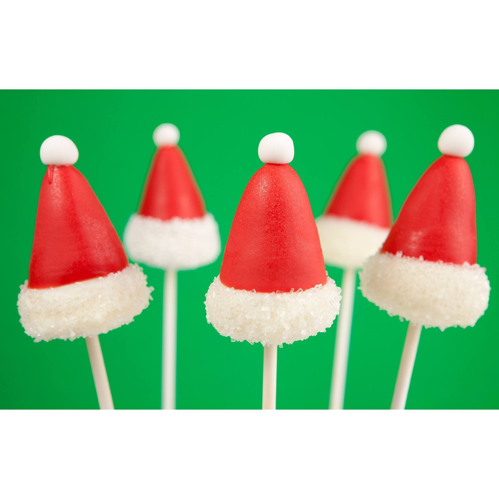 Santa cookies on sticks recipe: Food